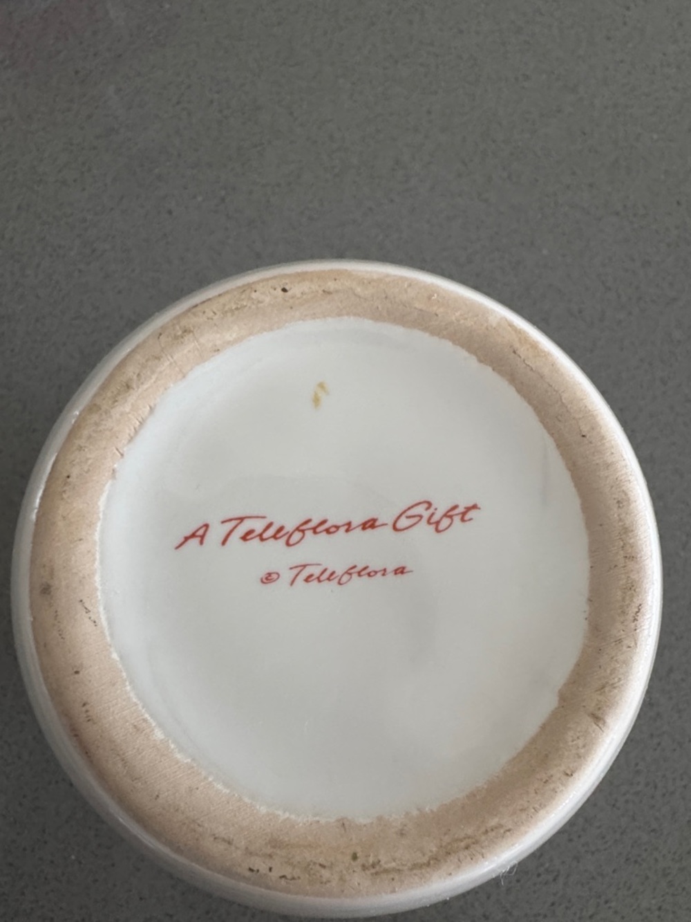 Telflora Porcelain Small Rosebud Vase - Picture 2 of 3
